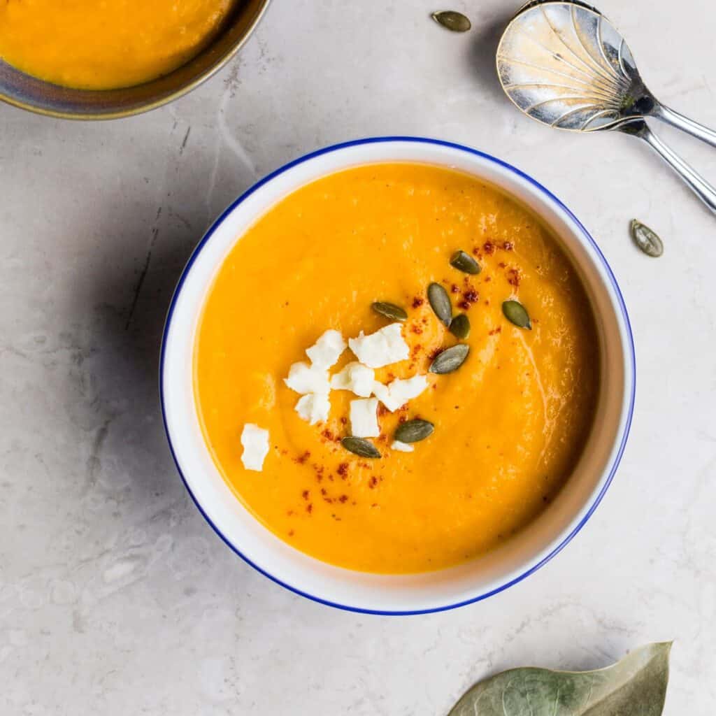 Kürbissuppe - Gesunde Ernährung ist wichtig für die Haut