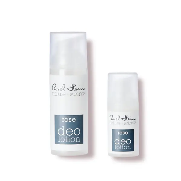Rosel Heim Deo Lotion Rose für empfindliche Achselhaut mit zartem Rosenduft.