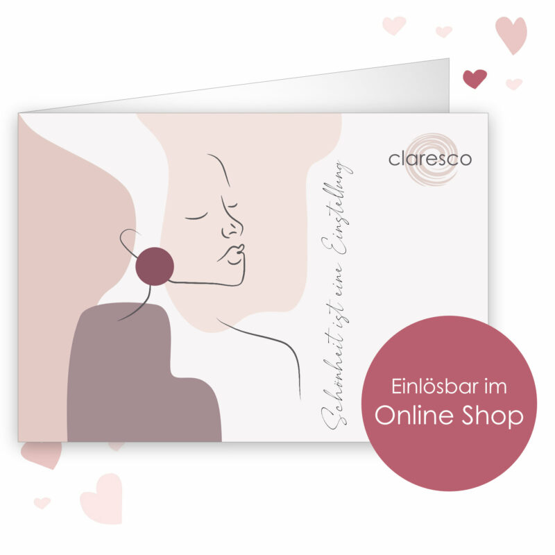 Geschenkgutschein für den Online-Shop bei Claresco Cosmetic kaufen