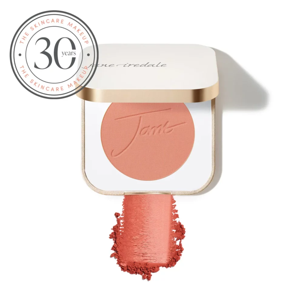 Jane Iredale Blush in der Farbe Velvet Petal - 30 Jahre Skincare Makeup - bei Claresco Cosmetic kaufen
